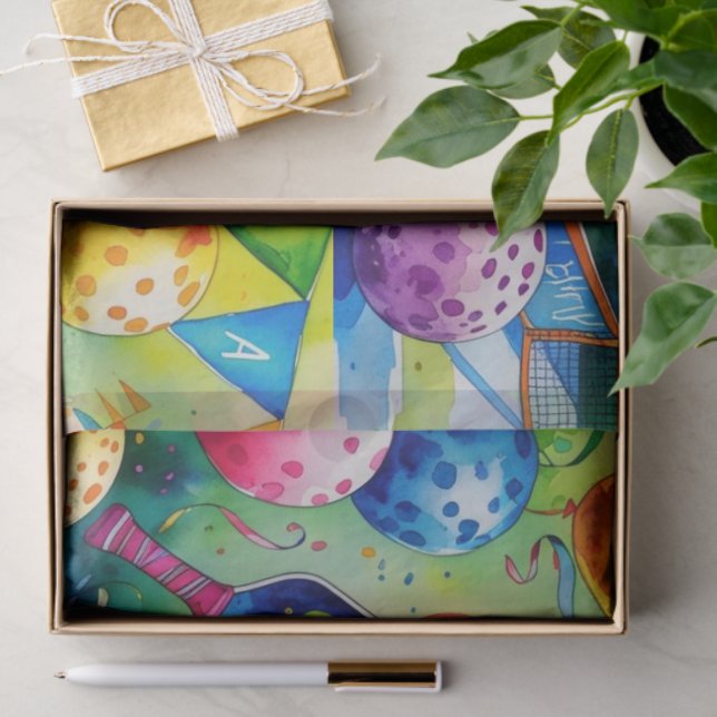 Pickleball Birthday themed  Tissue Paper (Gift)