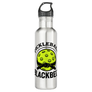 Pickleball Blackbelt – Funny Pickleball Master Stainless Steel Water Bottle