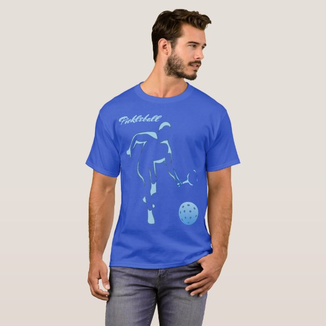 Pickleball Blue T-Shirt (Front Full)