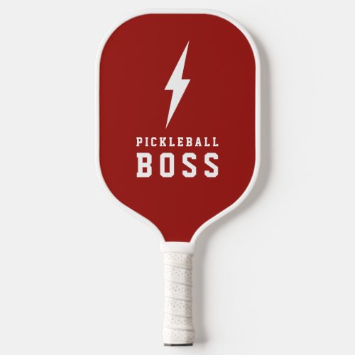 Pickleball Boss Lightning Bolt Custom Color  Pickleball Paddle