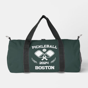 Pickleball Boston 2024 Custom Dark Teal Duffle Bag