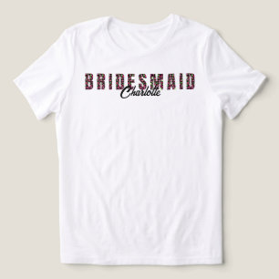 Pickleball Bridal Shower Dinks & Drinks Bridesmaid Tri-Blend Shirt