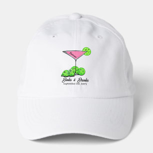Pickleball Bridal Shower Dinks & Drinks Customized Performance Cap