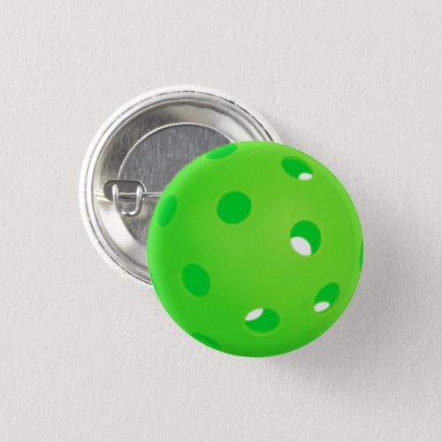 Pickleball Bright Green Pickleball Ball Accessory Button