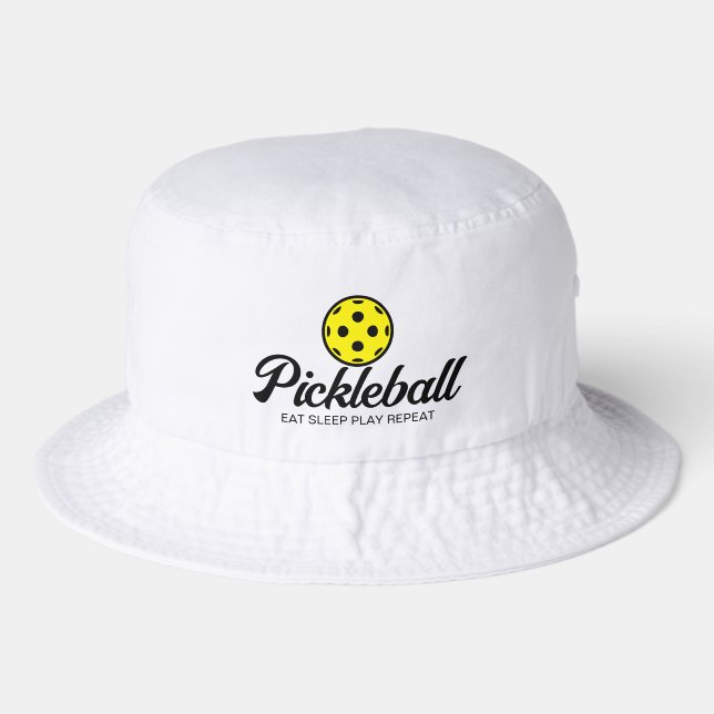 Pickleball bucket hat for player and coach (Front)