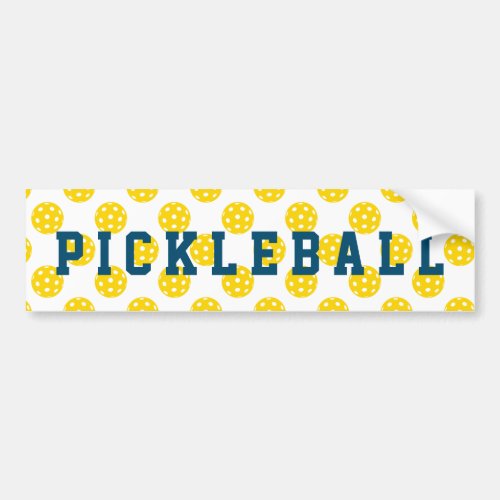 Pickleball Bumper Sticker
