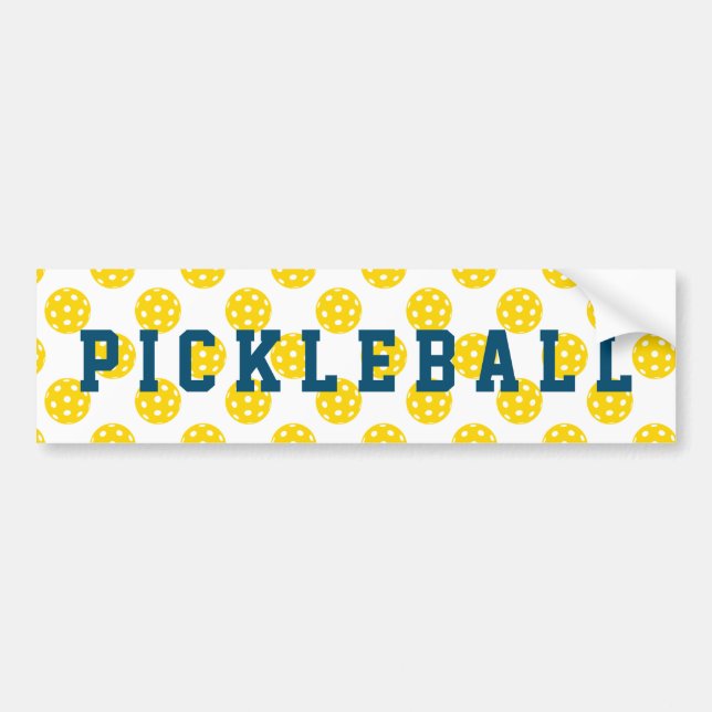 Pickleball Bumper Sticker (Front)