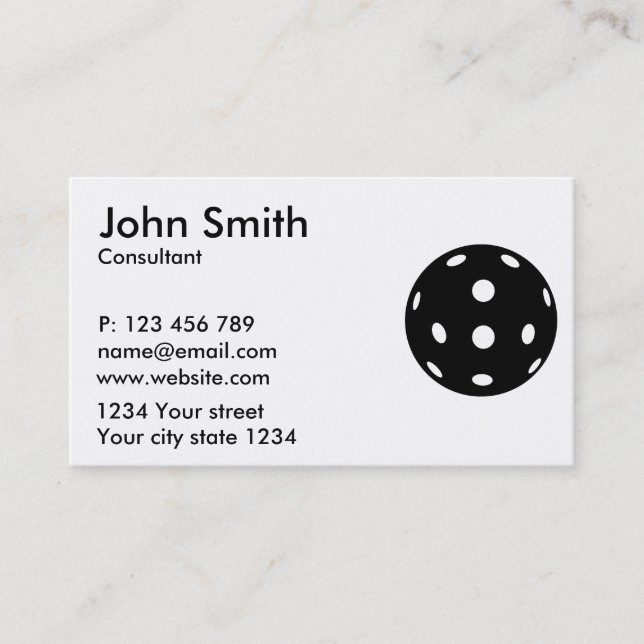 Pickleball Business Card (Front)