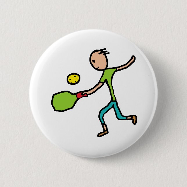 Pickleball Button (Front)