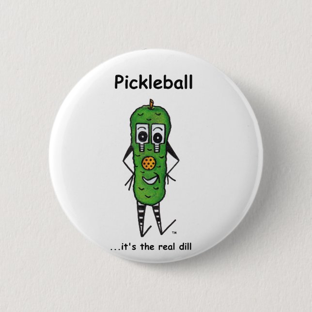 Pickleball Button (Front)