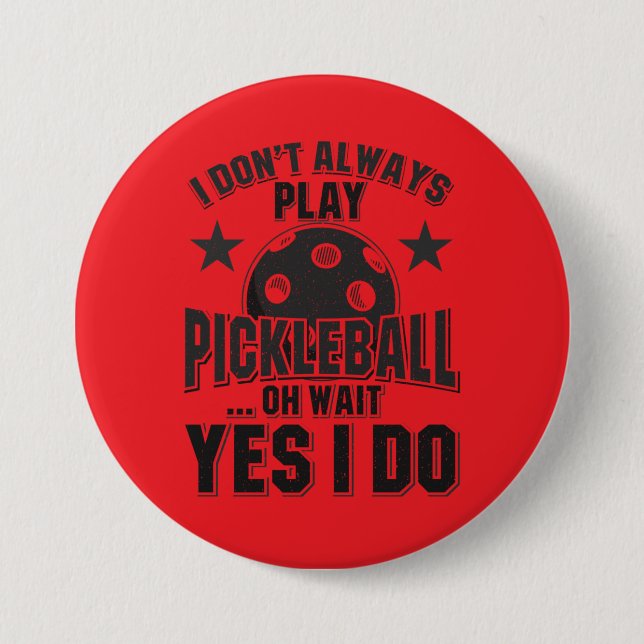 Pickleball Button (Front)