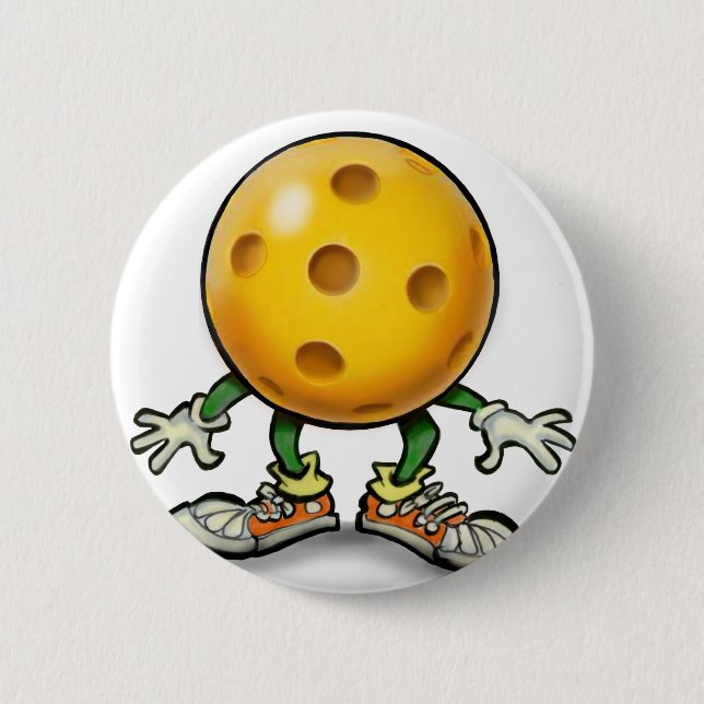Pickleball Button (Front)