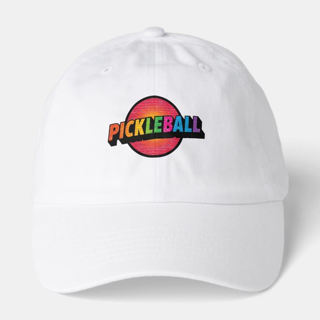 Pickleball cap watercolor design (Front)