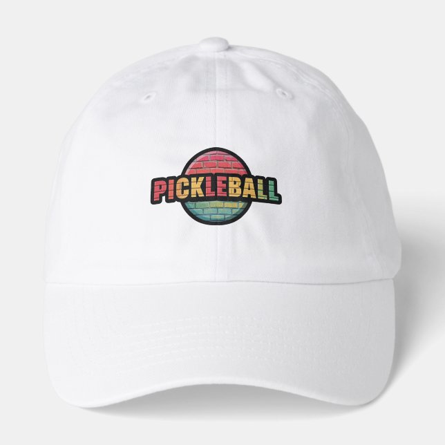 Pickleball cap watercolor design (Front)