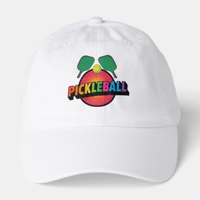 Pickleball cap watercolor design (Front)