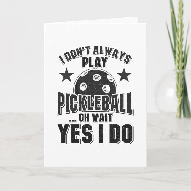 Pickleball Card (Front)