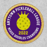 Pickleball Champion Royal Ball Team or League Patch