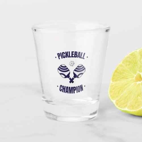 Pickleball Champion Shot Glass