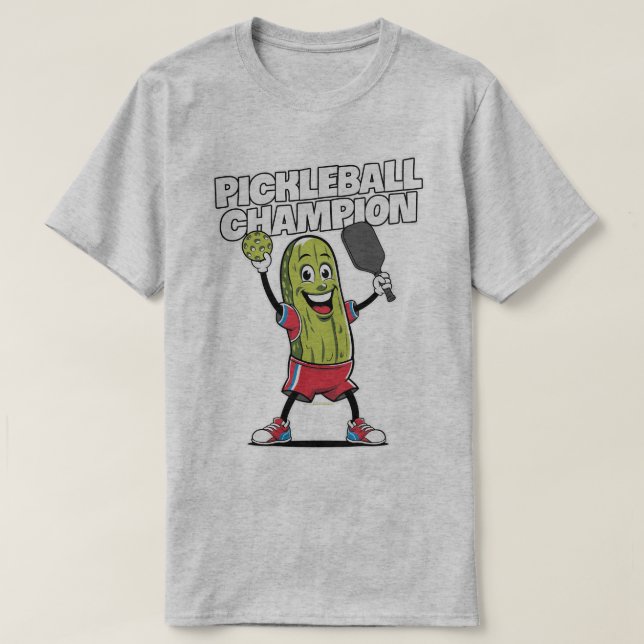 Pickleball Champion T-Shirts for Men (Design Front)