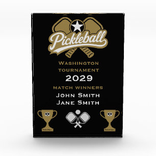Pickleball Champion Winners Acrylic Award