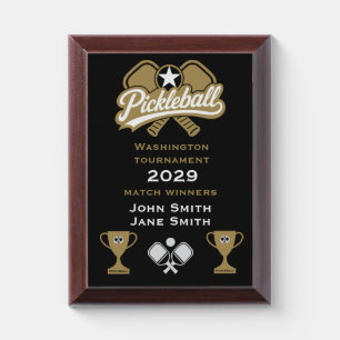 Pickleball Champion Winners Award Plaque