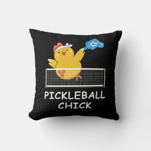 Pickleball Chick funny Retirement Retired Men Wome Throw Pillow