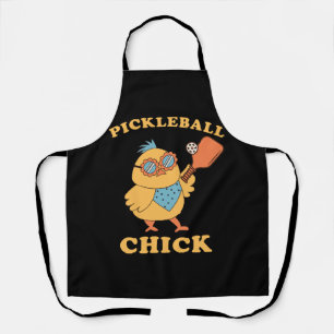 Pickleball Chick - retro Apron
