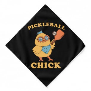 Pickleball Chick - retro Bandana