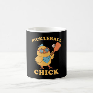 Pickleball Chick - retro Coffee Mug