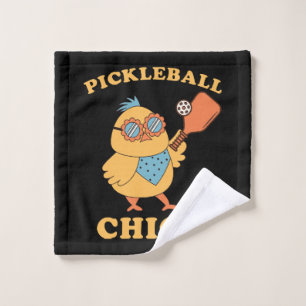 Pickleball Chick - retro Wash Cloth