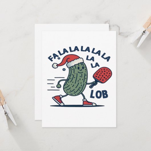 Pickleball Christmas (Front/Back In Situ)