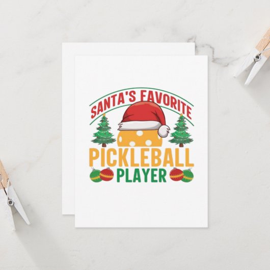 Pickleball Christmas  (Front/Back In Situ)