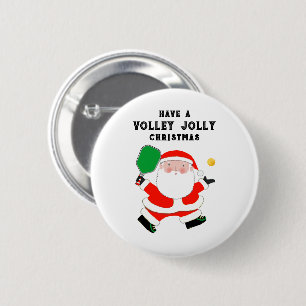 Pickleball Christmas Button