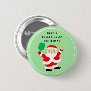 Pickleball Christmas Button
