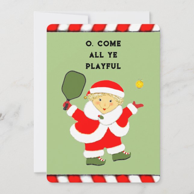 Pickleball Christmas Cards (Front)