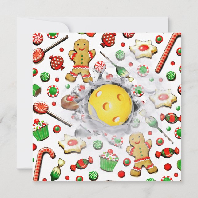 Pickleball Christmas Cards (Front)