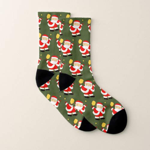 Pickleball Christmas Holiday Gift Socks