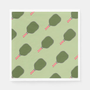 Pickleball Christmas Holiday Napkins