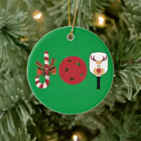 BEST NEIGHBORS Christmas gift Ceramic Ornament, Zazzle