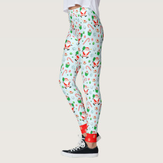 Pickleball Christmas Leggings