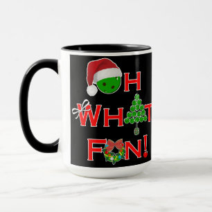 Pickleball Christmas Oh What Fun Mug