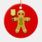 Pickleball Christmas Ornament - Gingerbreadman