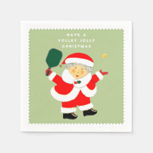 Pickleball Christmas Party Napkins