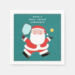 Pickleball Christmas Party Napkins