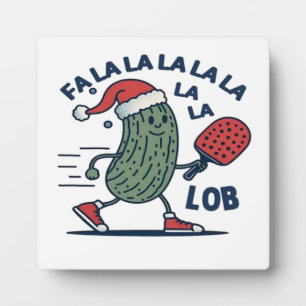 Pickleball Christmas Plaque