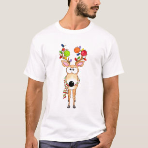 Pickleball Christmas Reindeer T-Shirt