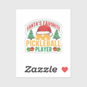 Pickleball Christmas  Sticker