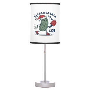 Pickleball Christmas Table Lamp