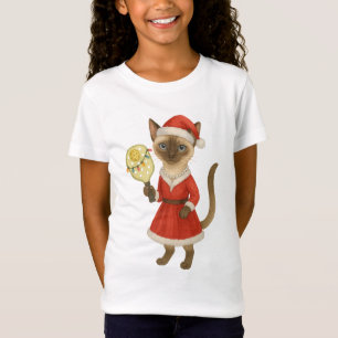 Pickleball Christmas themed for Cat Lovers  T-Shirt