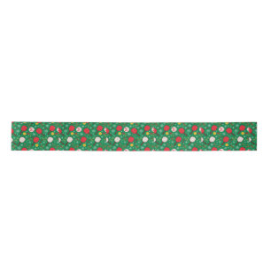 Pickleball Christmas themed Satin Ribbon